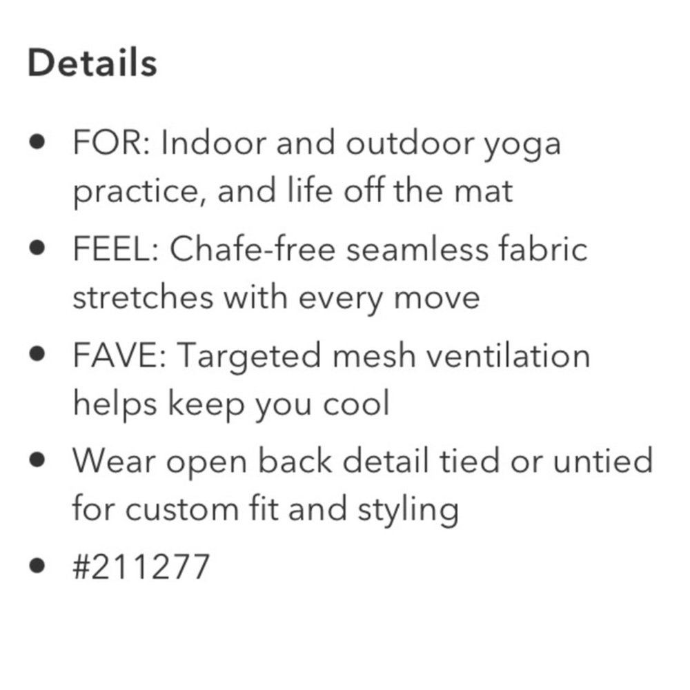 Athleta Foothill Seamless Split Open Back Tank in… - image 4